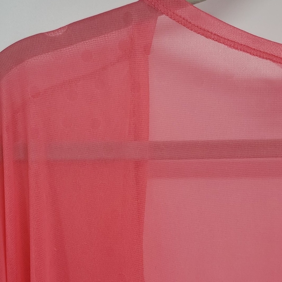 LulaRoe Pink Mesh Cardigan - Picture 7 of 11